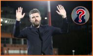 Michael Carrick gestures to the Manchester United fans