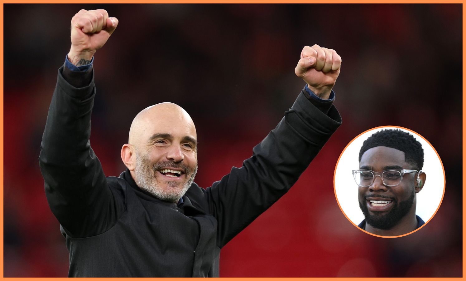 Enzo Maresca and Micah Richards