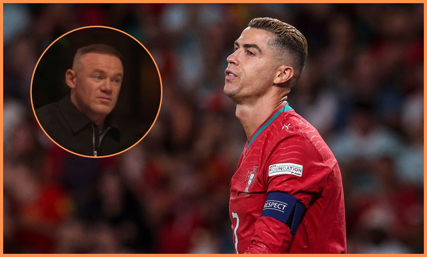 Cristiano Ronaldo and Wayne Rooney