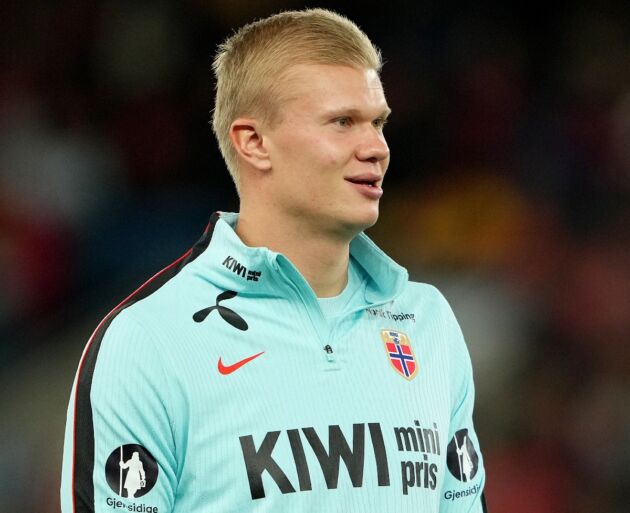 Erling Haaland with the Norway national team