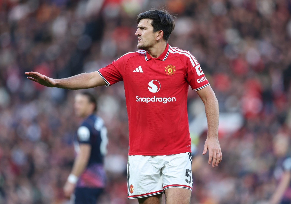 Harry Maguire in action for Manchester United