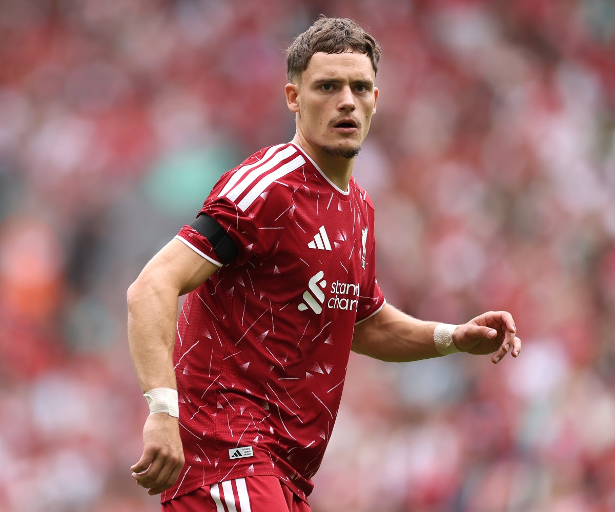 Florian Wirtz, do Liverpool, em ação