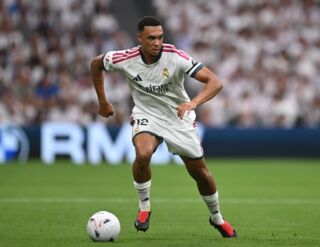 Real Madrid's Trent Alexander-Arnold in action