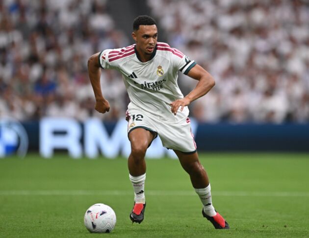 Real Madrid's Trent Alexander-Arnold in action