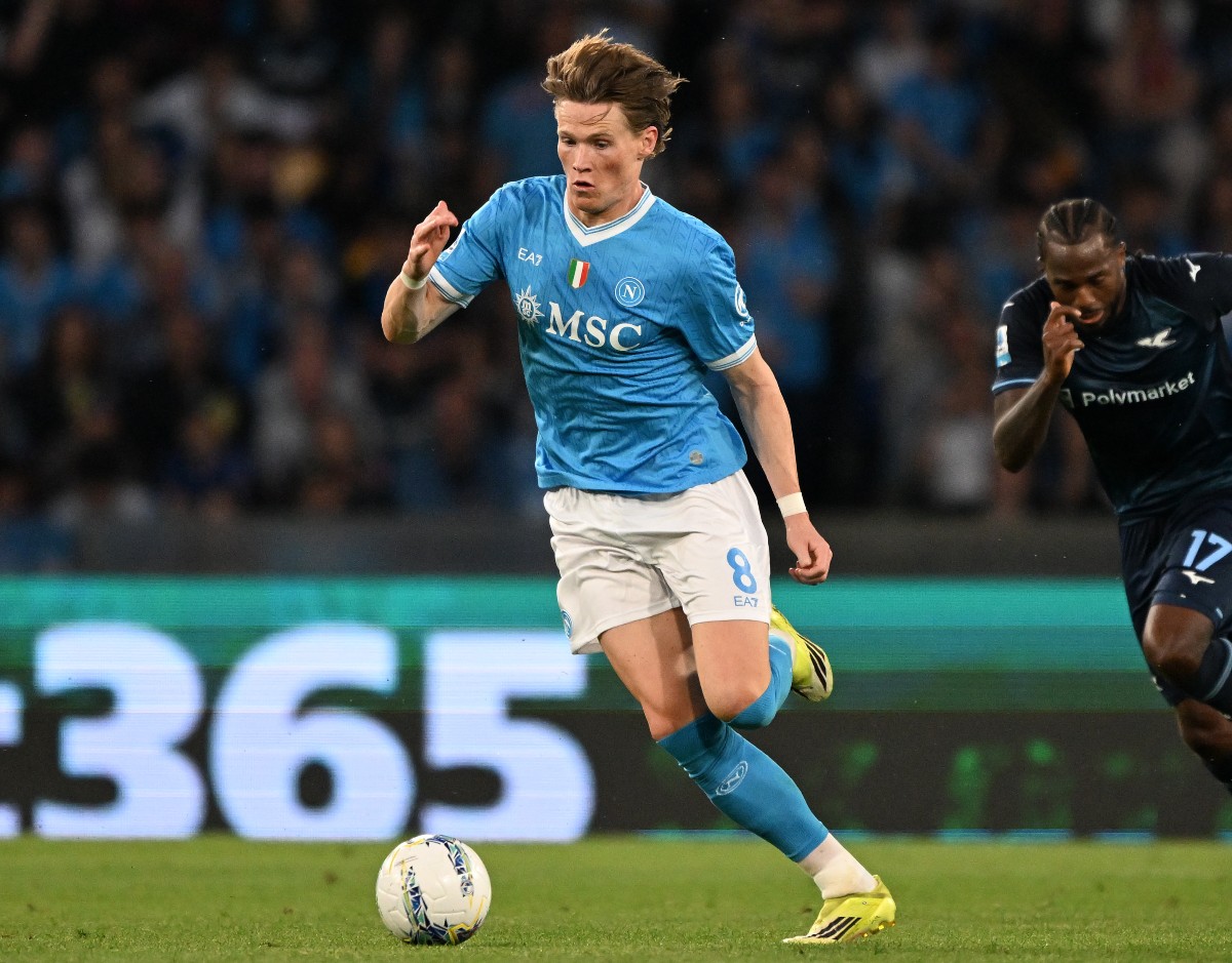 Scott McTominay in action for Napoli