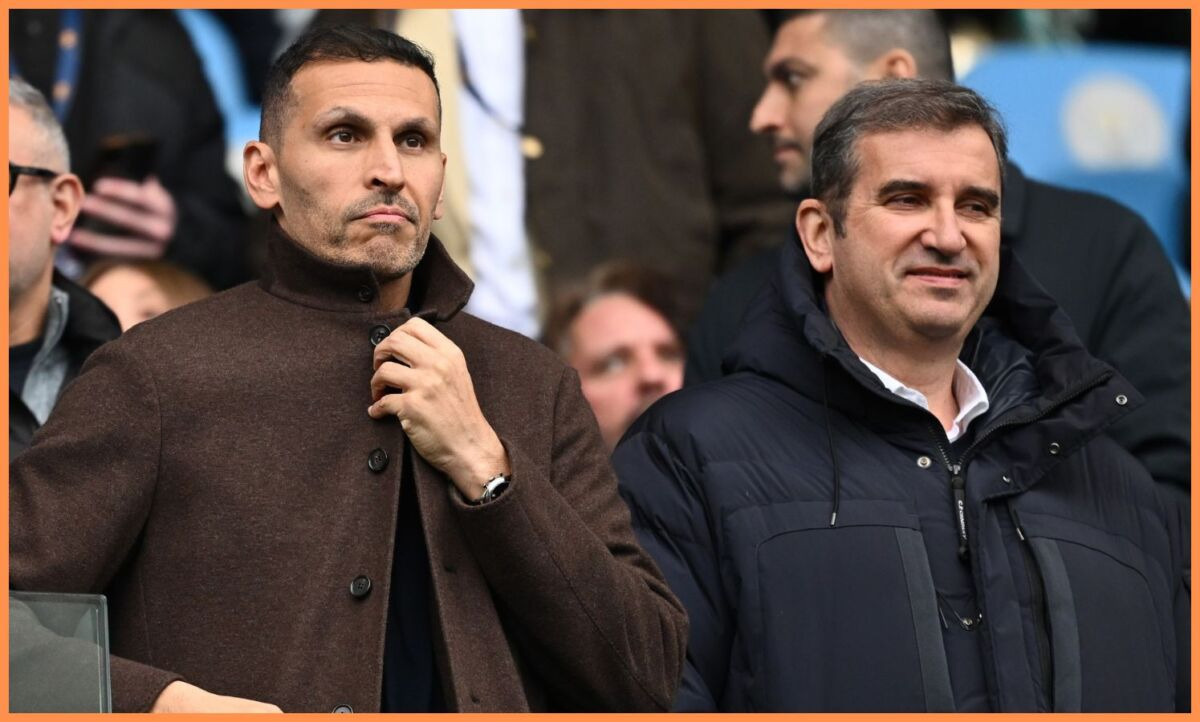 Khaldoon Al Mubarak and Ferran Soriano