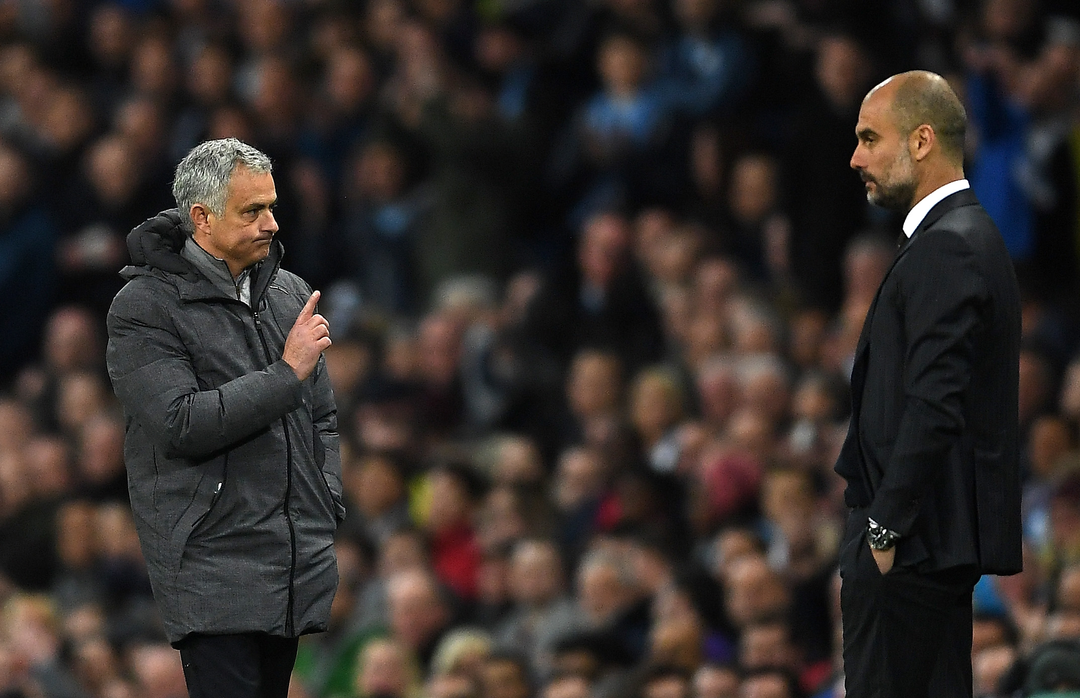 Pep Guardiola and Jose Mourinho