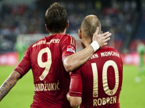 Bayern Munich Mandzukic Robben
