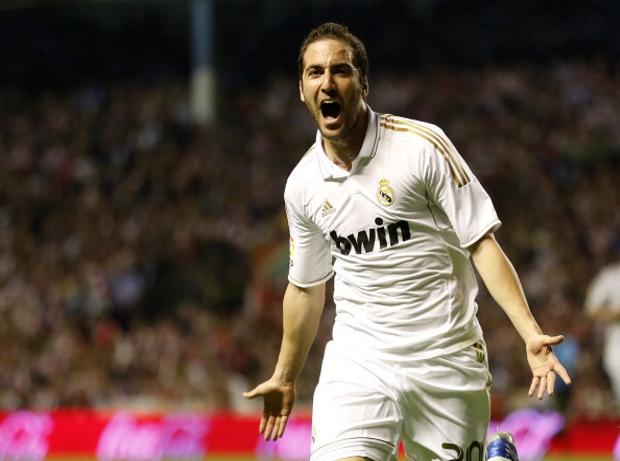 Gonzalo Higuain Celebrates