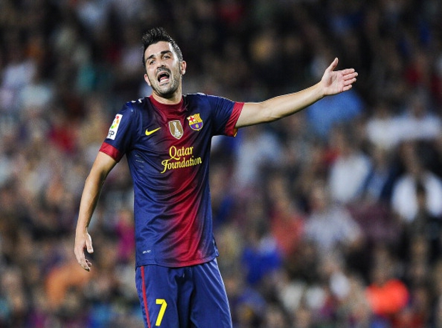 David Villa Liverpool January