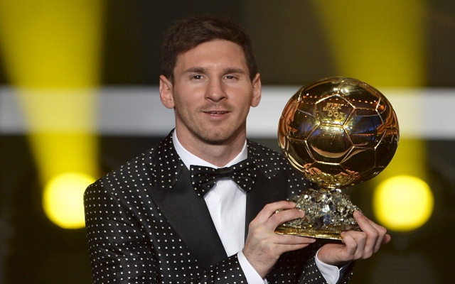 FC Barcelona Lionel Messi 2012 FIFA Ballon d'Or