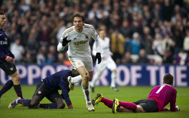 Michu Arsenal Goal