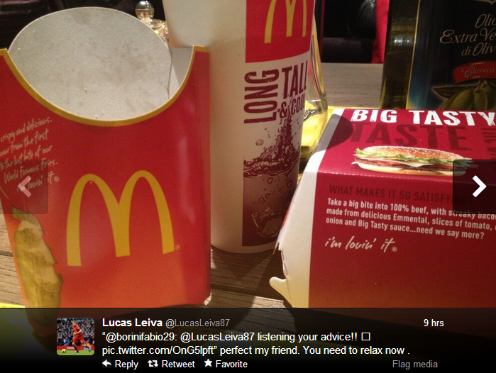 Borini McDonalds Pic