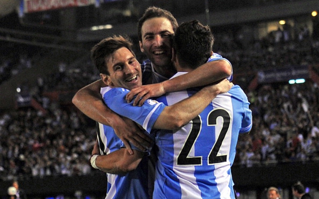 Higuain Messi Lavezzi