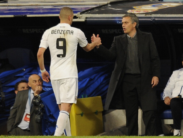 Real Madrid's Portuguese coach Jose Mour