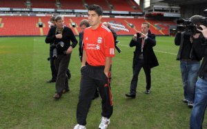 Luis Suarez Liverpool Anfield
