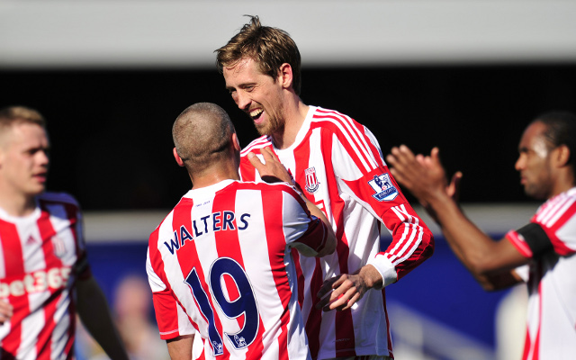 Peter crouch Jon Walters Stoke City