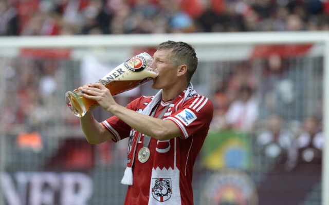 Images) Bayern Munich Celebrate Bundesliga By Drinking, and Wasting, a Lot Beer! | CaughtOffside
