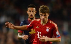 Thomas Muller Bayern Munich Thiago Alcantara Barcelona