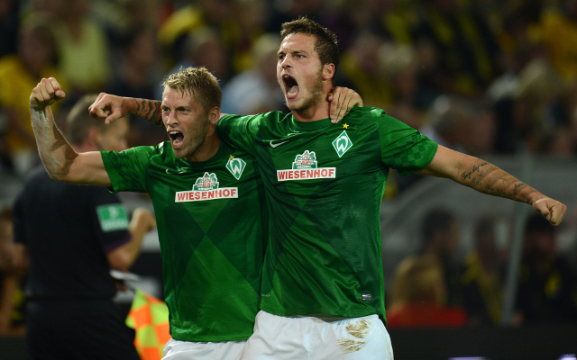Werder Bremen Marko Arnautovic + Aaron Hunt