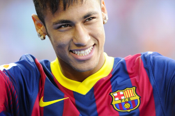 Neymar Is Unveiled At Camp Nou As New Barcelona Signing