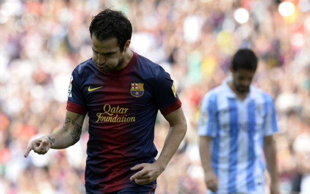 Cesc Fabregas Barcelona Malaga