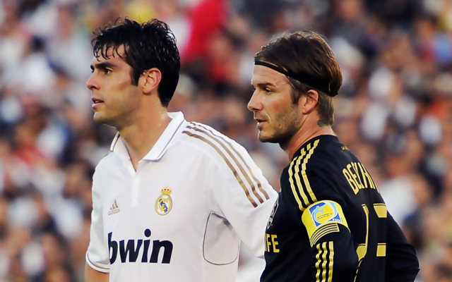 David Beckham + Kaka Los Angeles Galaxy + Real Madrid