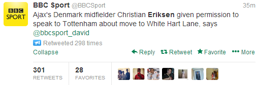 Tottenham Eriksen