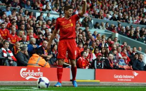 Steven Gerrard Liverpool Corner