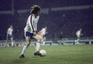 Stan Bowles In Action For England