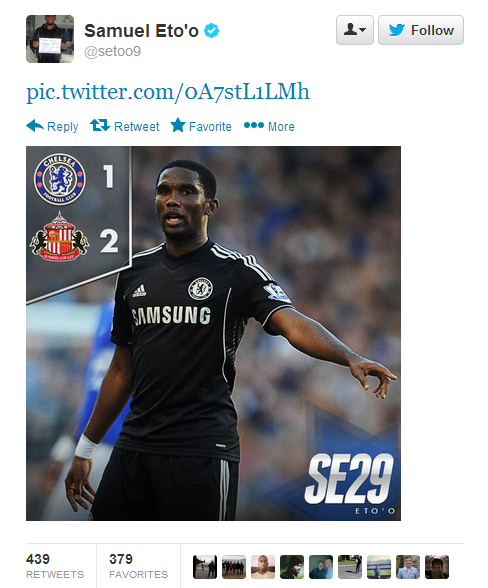 Eto'o Sunderland