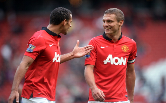 Rio Ferdinand Nemanja Vidic Man United