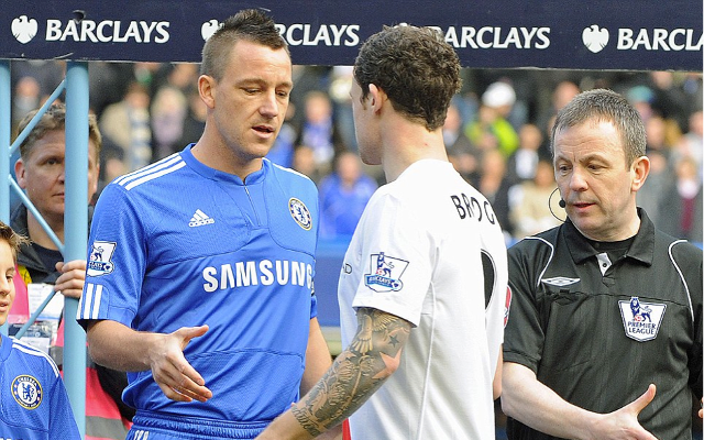 John Terry Chelsea Wayne Bridge Manchester City Handshake