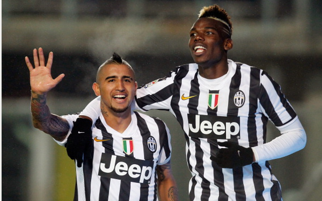 Arturo Vidal Paul Pogba Juventus