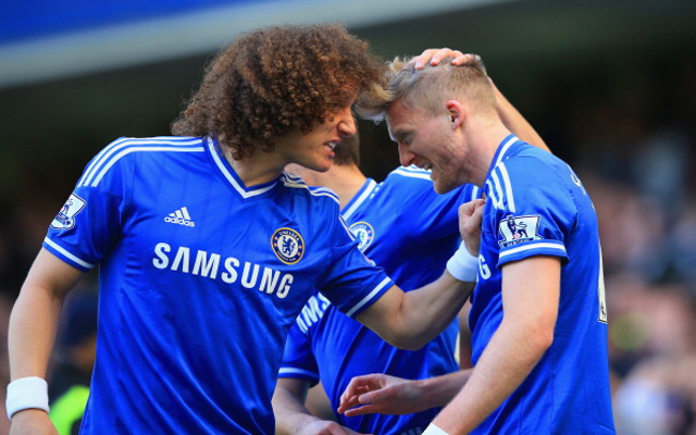 David Luiz Andre Schurrle Chelsea