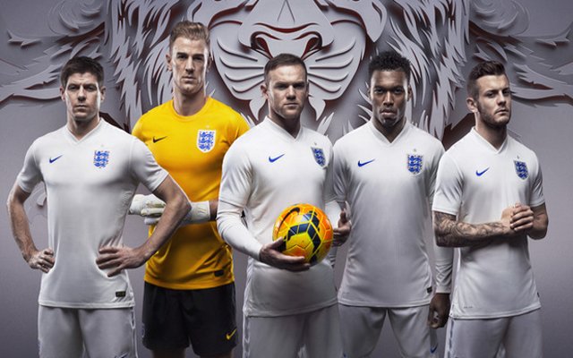 Manchester United's Marcus Rashford launches Nike's new England away kit