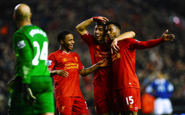 Luis Suarez Daniel Sturridge Raheem Streling Liverpool