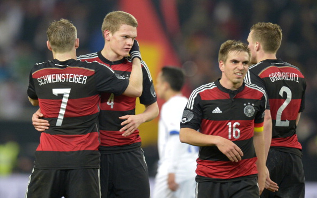 Germany Matthias Ginter SC Freiburg Bastian Schweinsteiger Philipp Lahm Kevin Grosskreutz