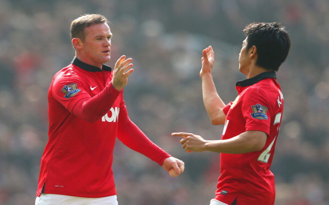 Wayne Rooney Shinji Kagawa Man United