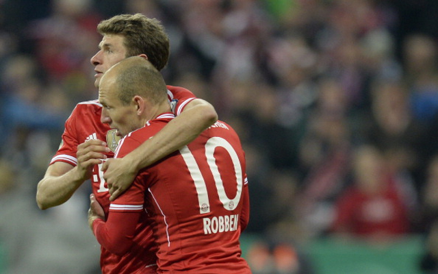 Arjen Robben Thomas Muller Bayern Munich