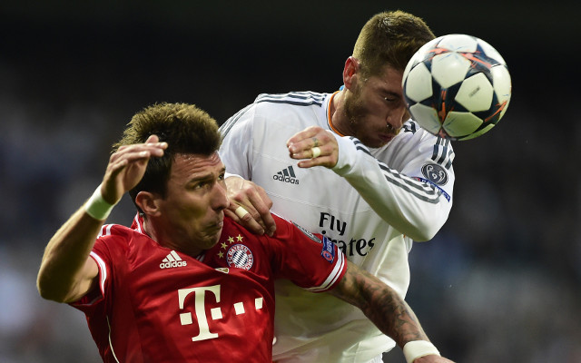 Mario Mandzukic Bayern Munich Sergio Ramos Real Madrid