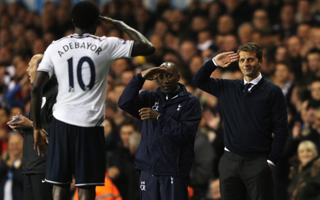 Tim Sherwood Emmanuel Adebayor Tottenham