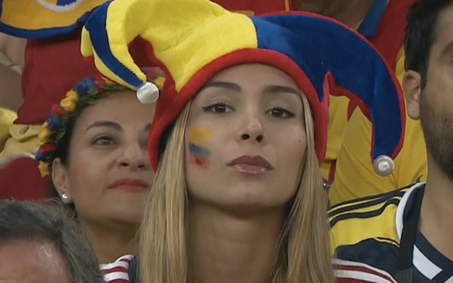 Hot Images Sexy Female Colombian Fans Enjoy World Cup Success