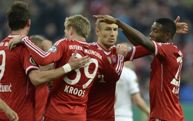 Mario Mandzukic Toni Kroos Arjen Robben Bayern Munich