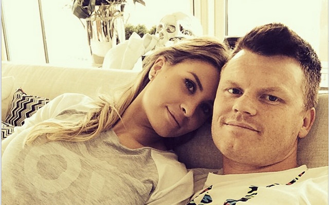 Riise and wife Louise