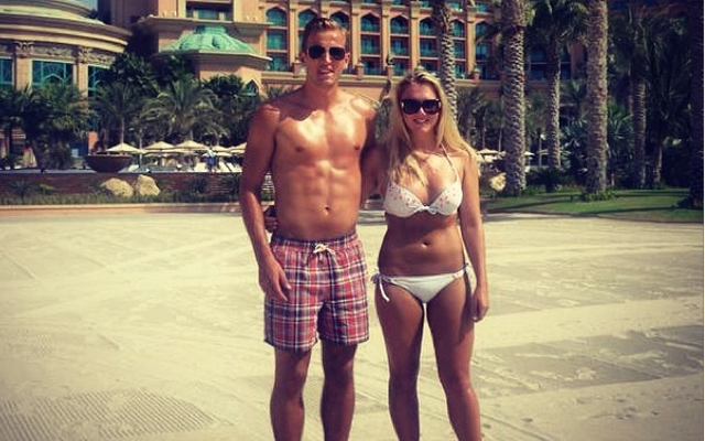 Harry Kane and girlfriend Kate Gooders