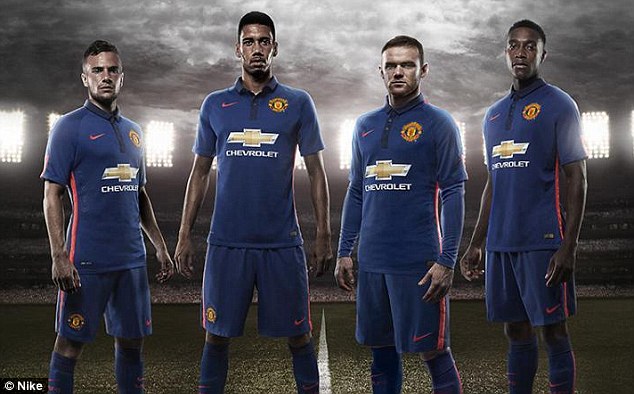 Man United third kit 2014-15
