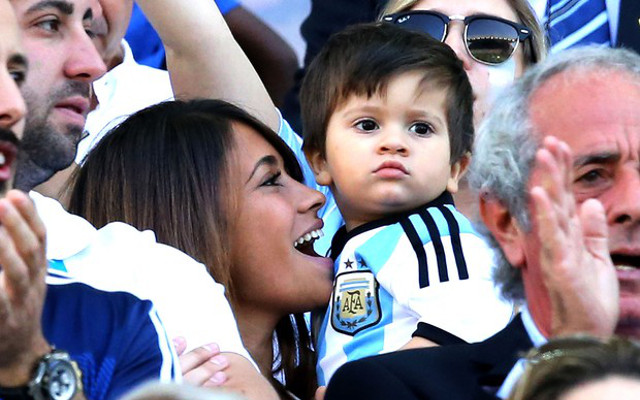 Messi WAG and child