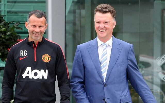 Ryan Giggs Louis van Gaal Manchester United