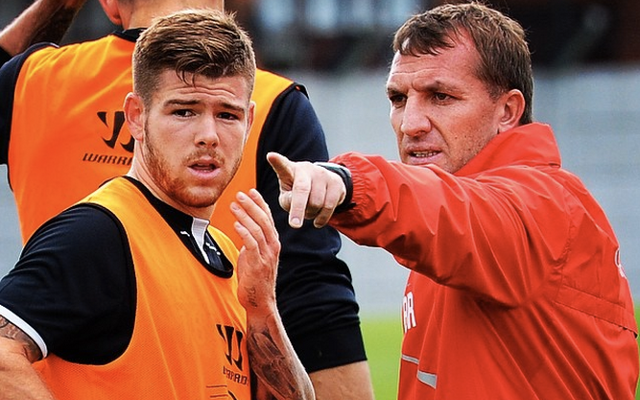 Alberto Moreno and Brendan Rodgers, Liverpool